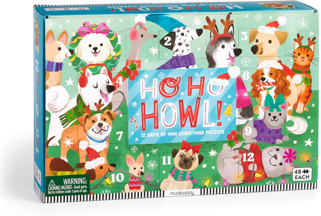 Ho Ho Howl 12 Days of Mini Christmas Puzzles - Victoria's Toy Station