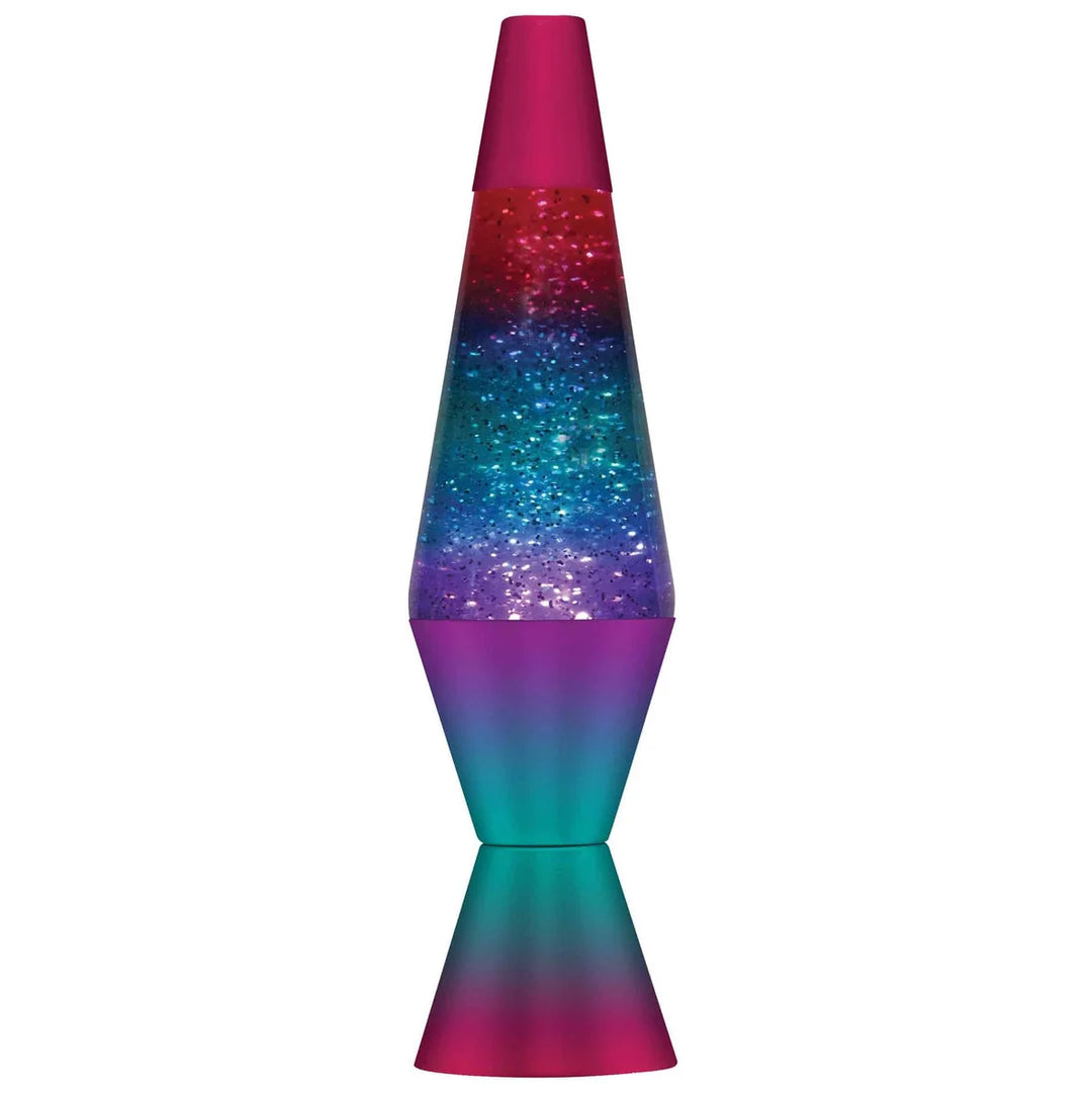 14.5" Hot Pink Berry Rainbow Lava Lamp