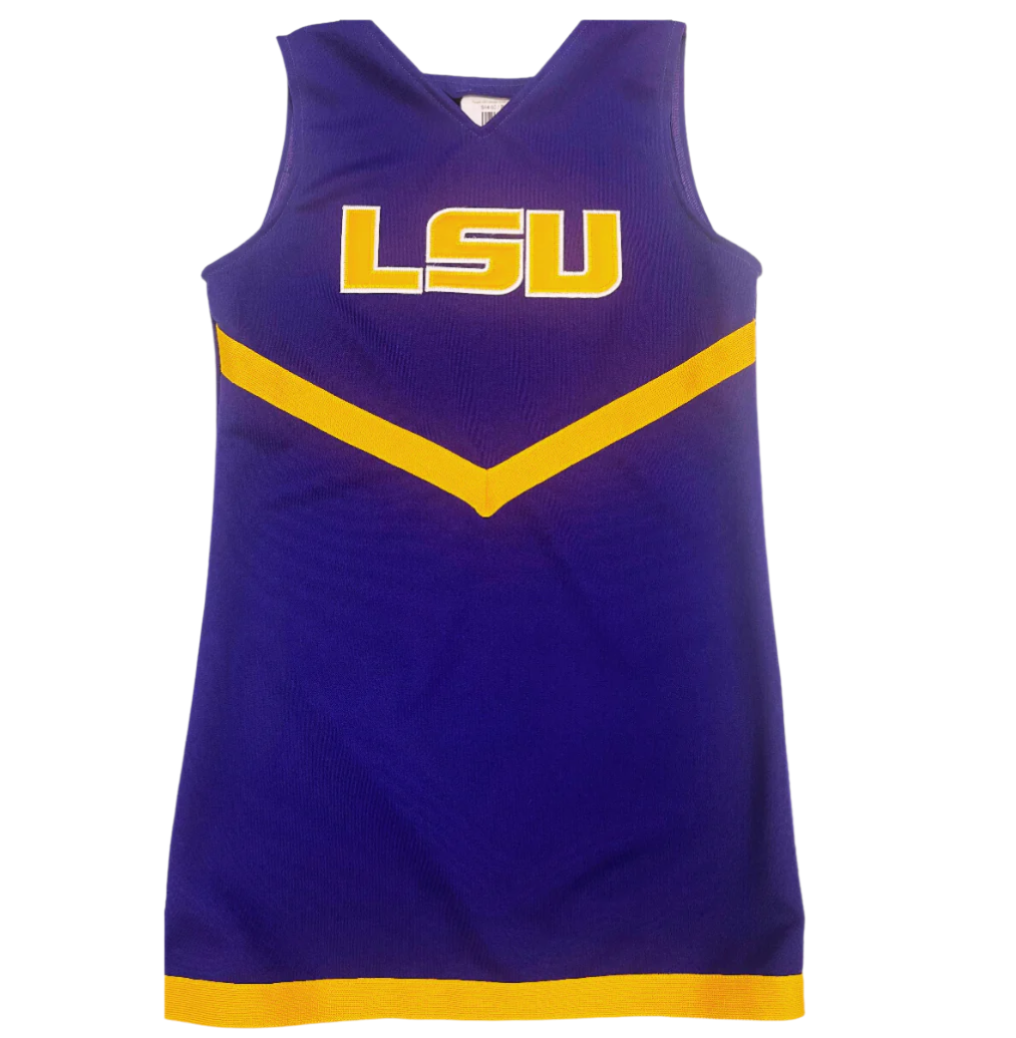 Purple LSU Jumper Cheerleader | Victoria's Toy Station Purple LSU Jumper Cheerleader | Victoria's Toy Station