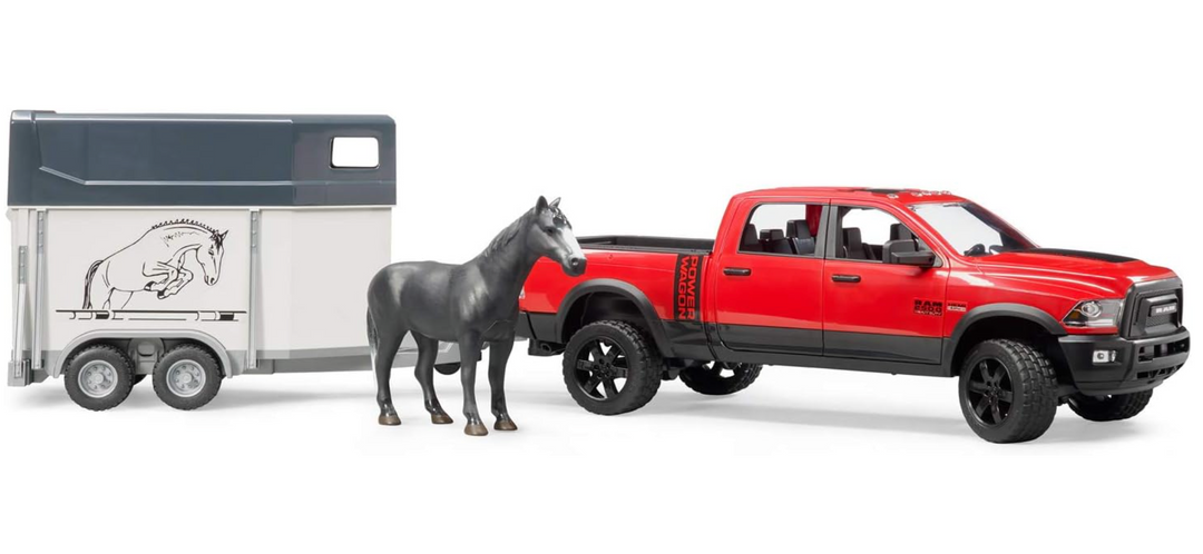 Ram 2500 Power Pick up w Horse Trailer & Horse