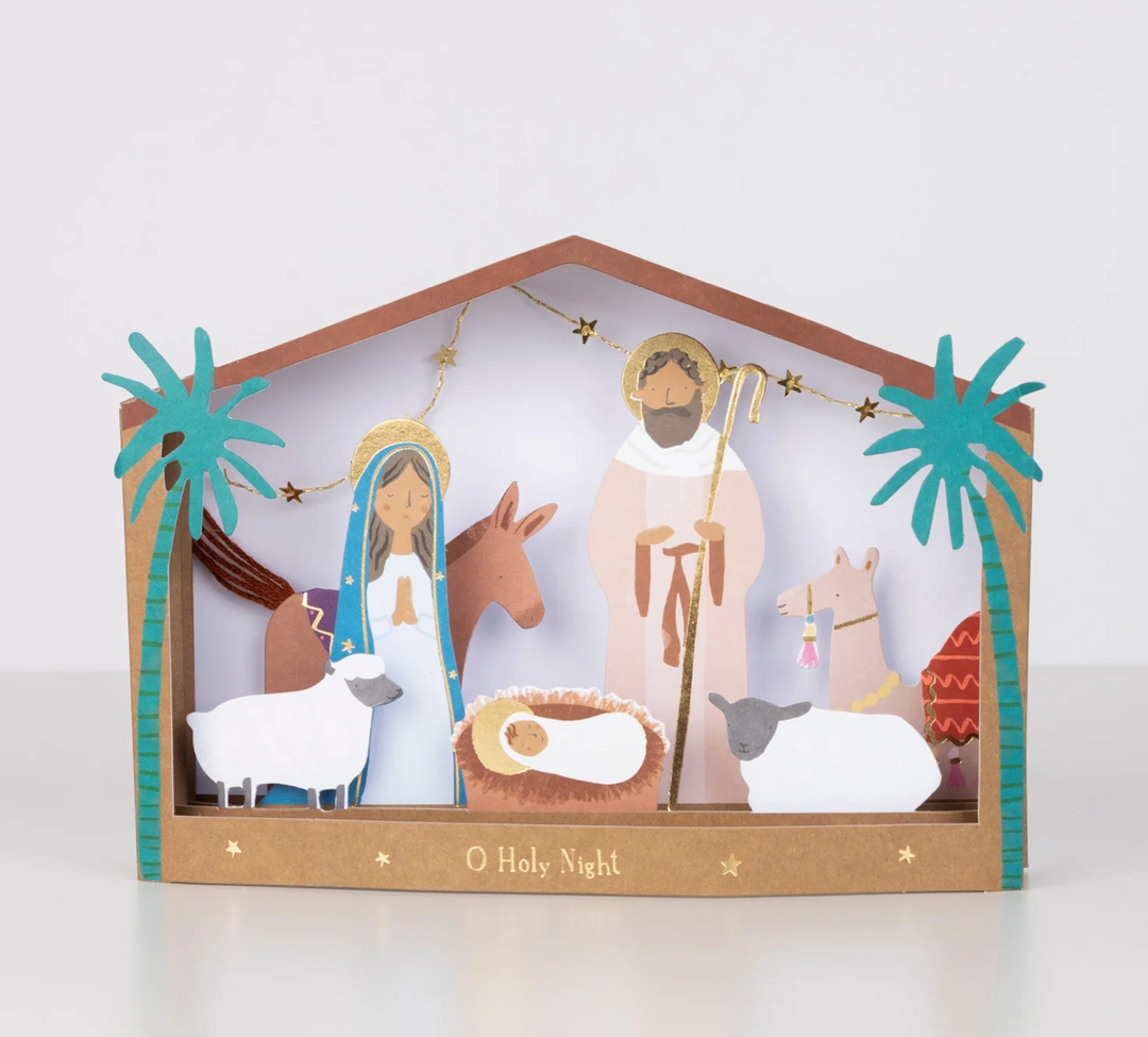 Nativity Diorama Christmas Card - Victoria's Toy Station
