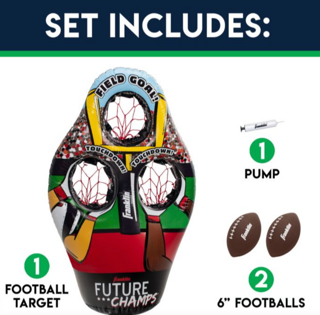 INFL 3-HOLE FOOTBALL TARGET