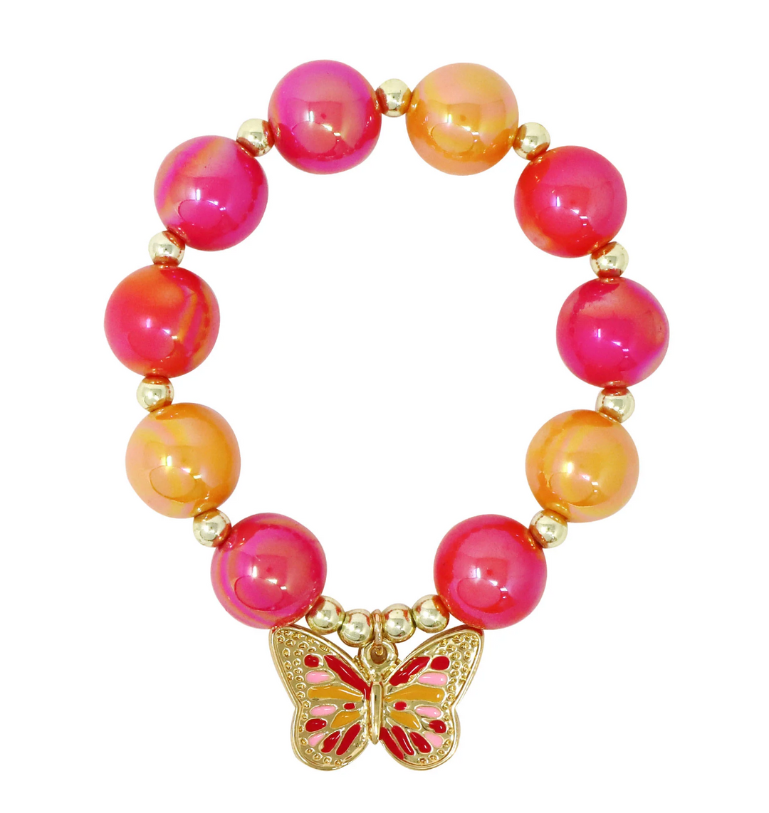 Vibrant Butterfly Bracelet