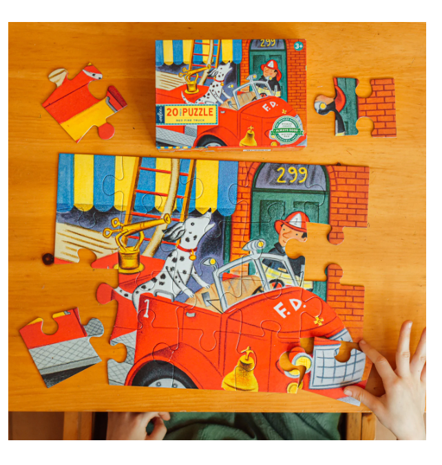 Red Fire Truck 20 Piece Big Puzzle