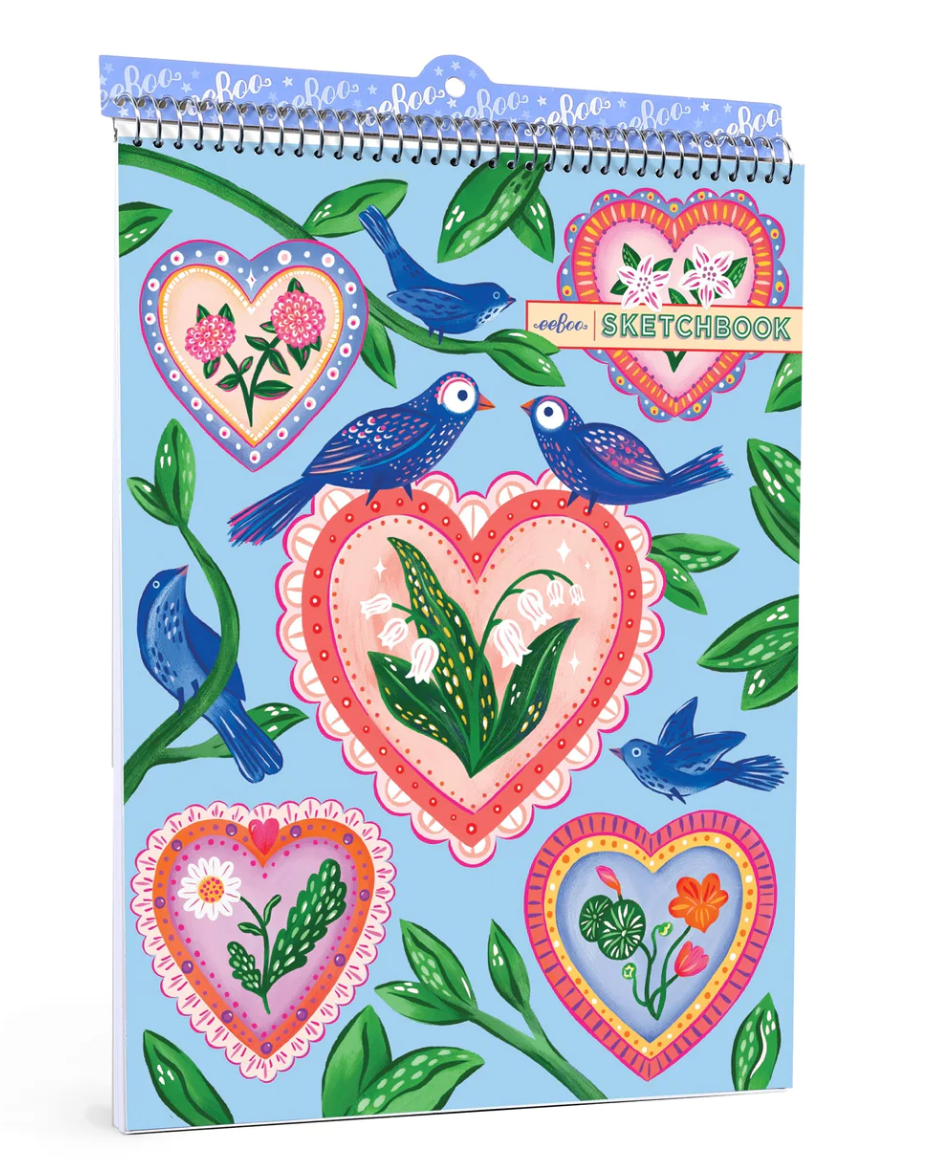 Hearts & Birds Sketchbook
