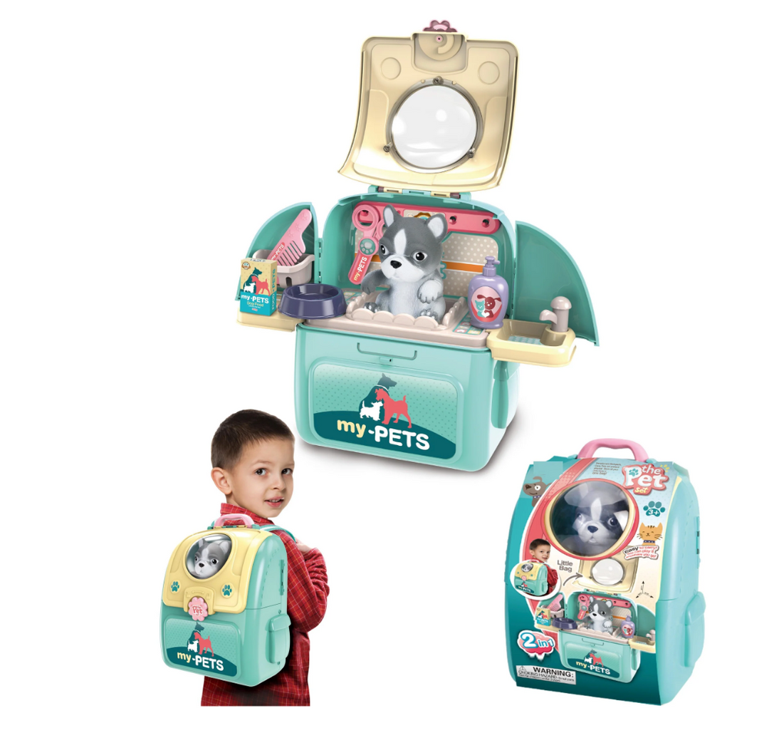 Pet Groomer in a Backpack