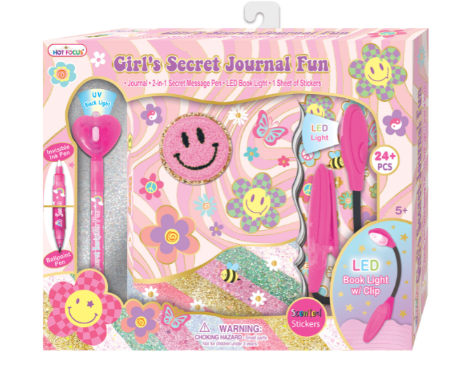 Girl’s Secret Journal Fun, Groovy Flower | Victoria’s Toy Station