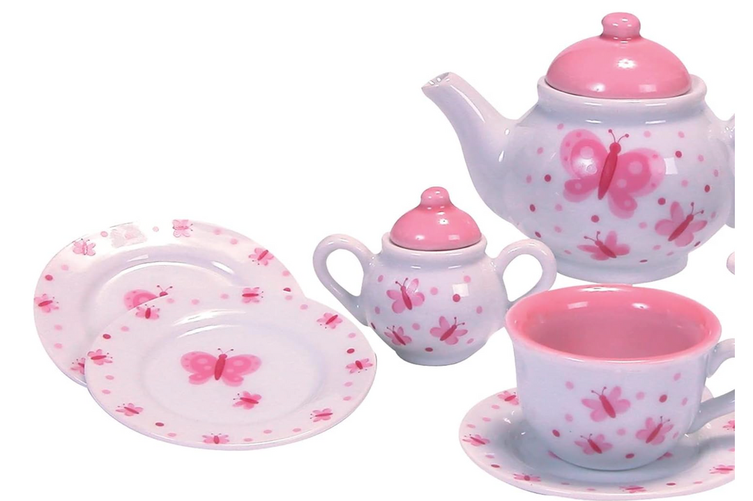 Butterfly Porcelain Tea Set