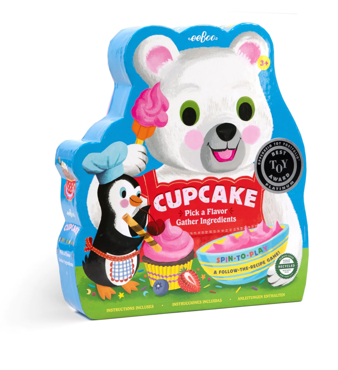Cupcake Shaped Spinner Game - Victoria's Toy Station