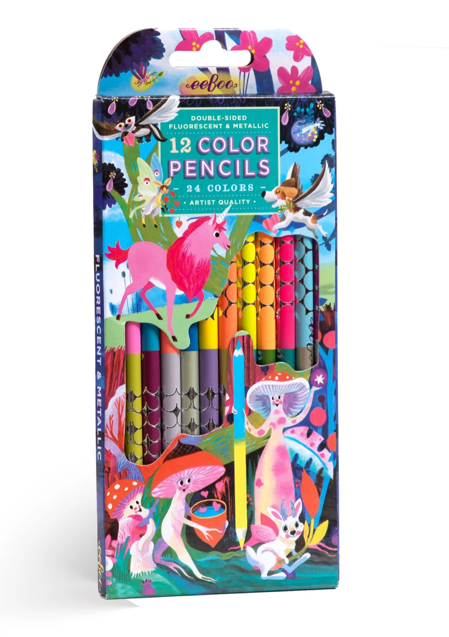 Magical Creatures 12 Double-Sided Pencils