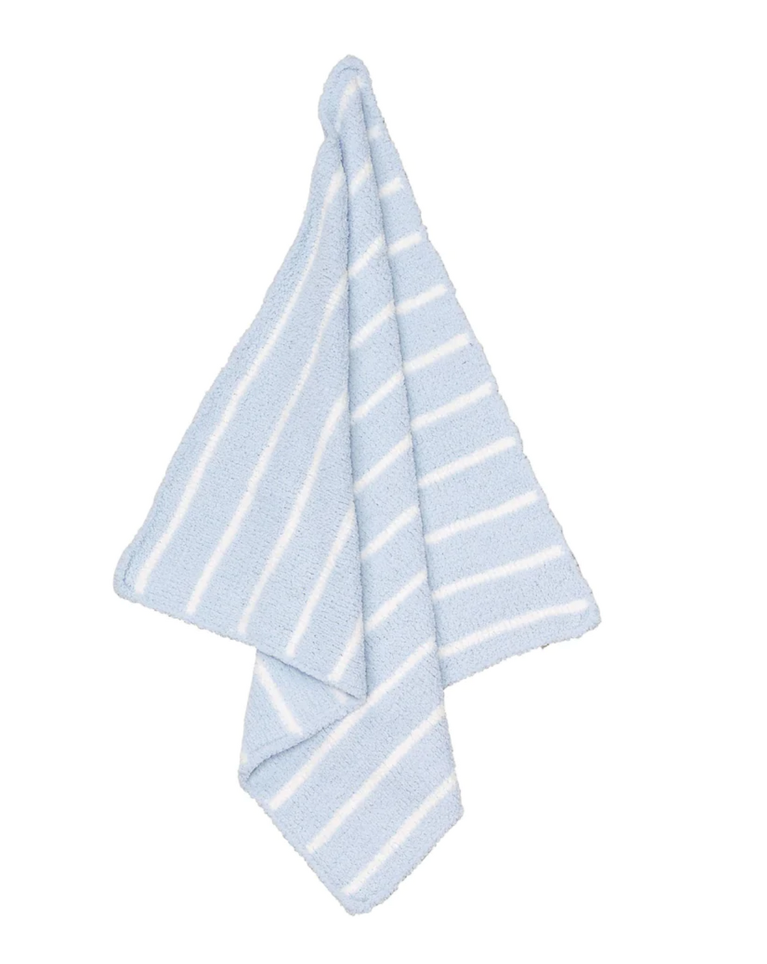 Blue & Ivory Chenille Blanket - Victoria's Toy Station