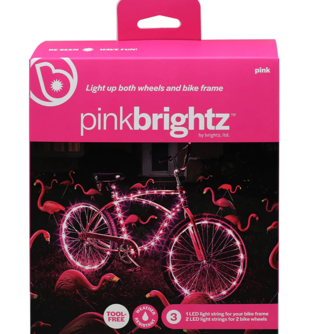 Pink hot sale bike lights