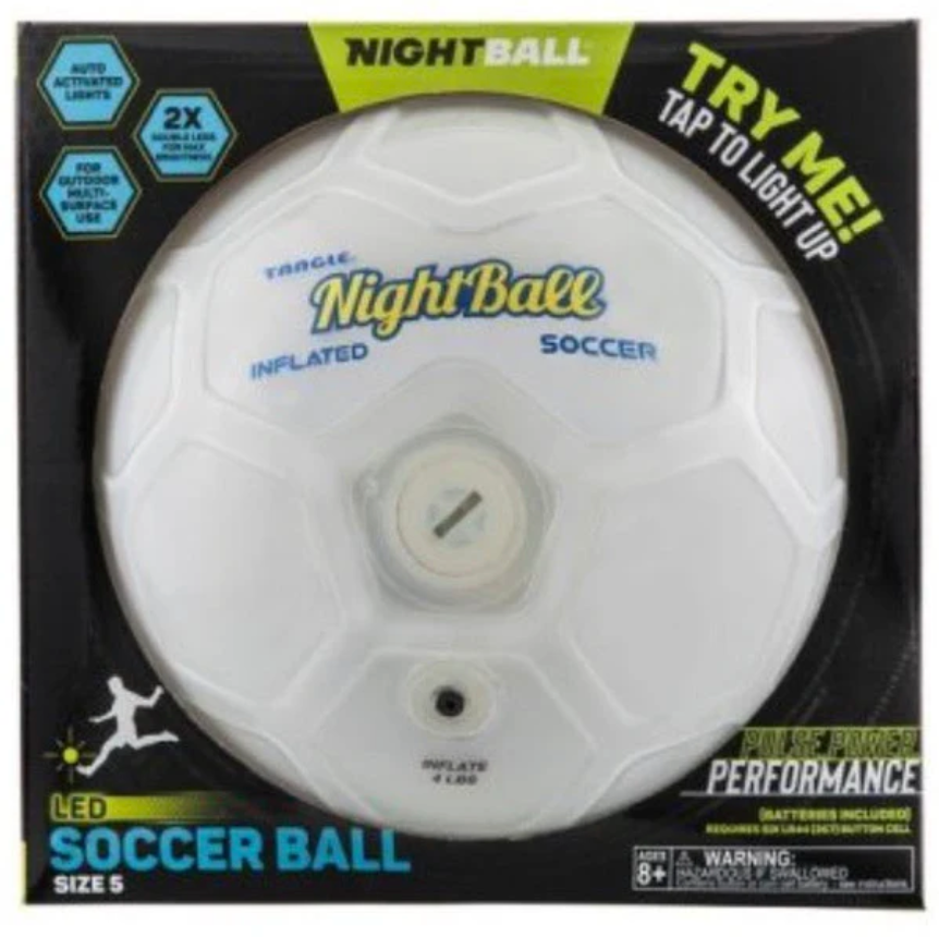 Nightball Soccer White