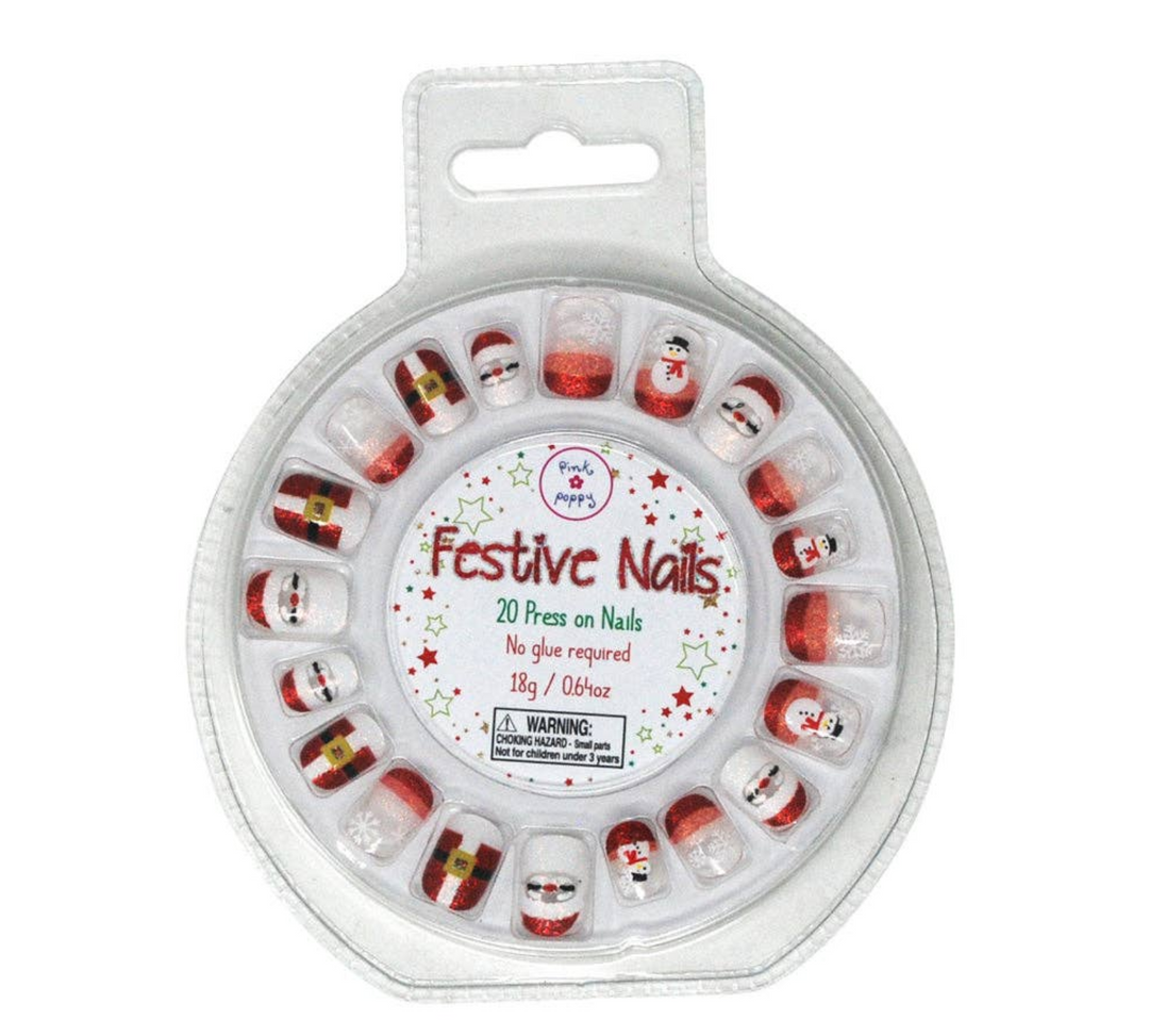 FESTIVE PRESS ON NAILS - Victoria's Toy Station
