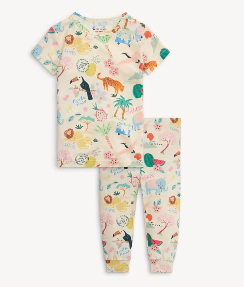 Wanderlust Wildlife Modal 2pc Pajamas