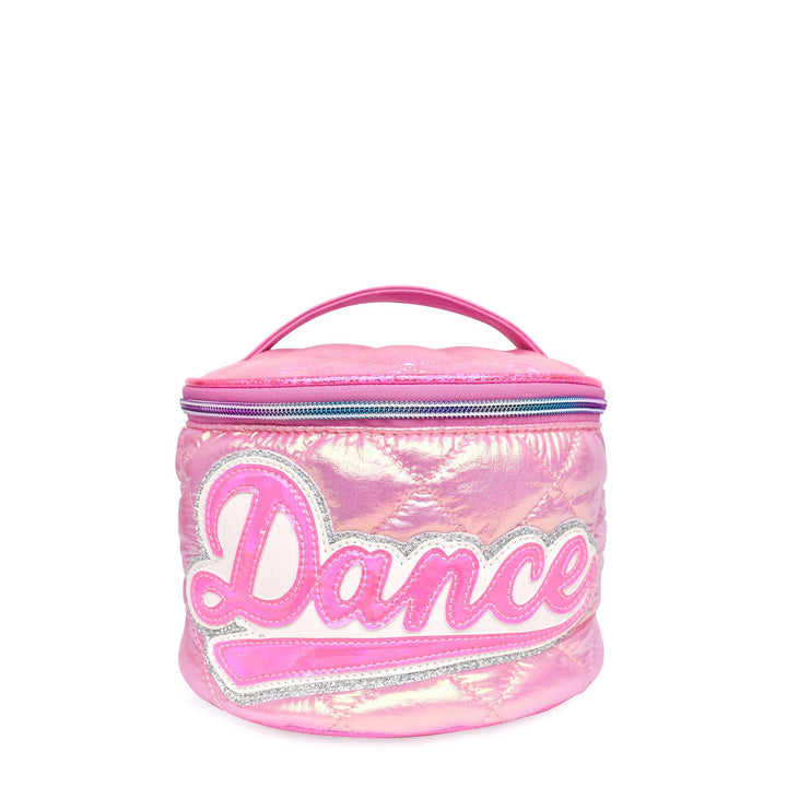 Dance' Quilted Metallic Puffer Round Glam Bag