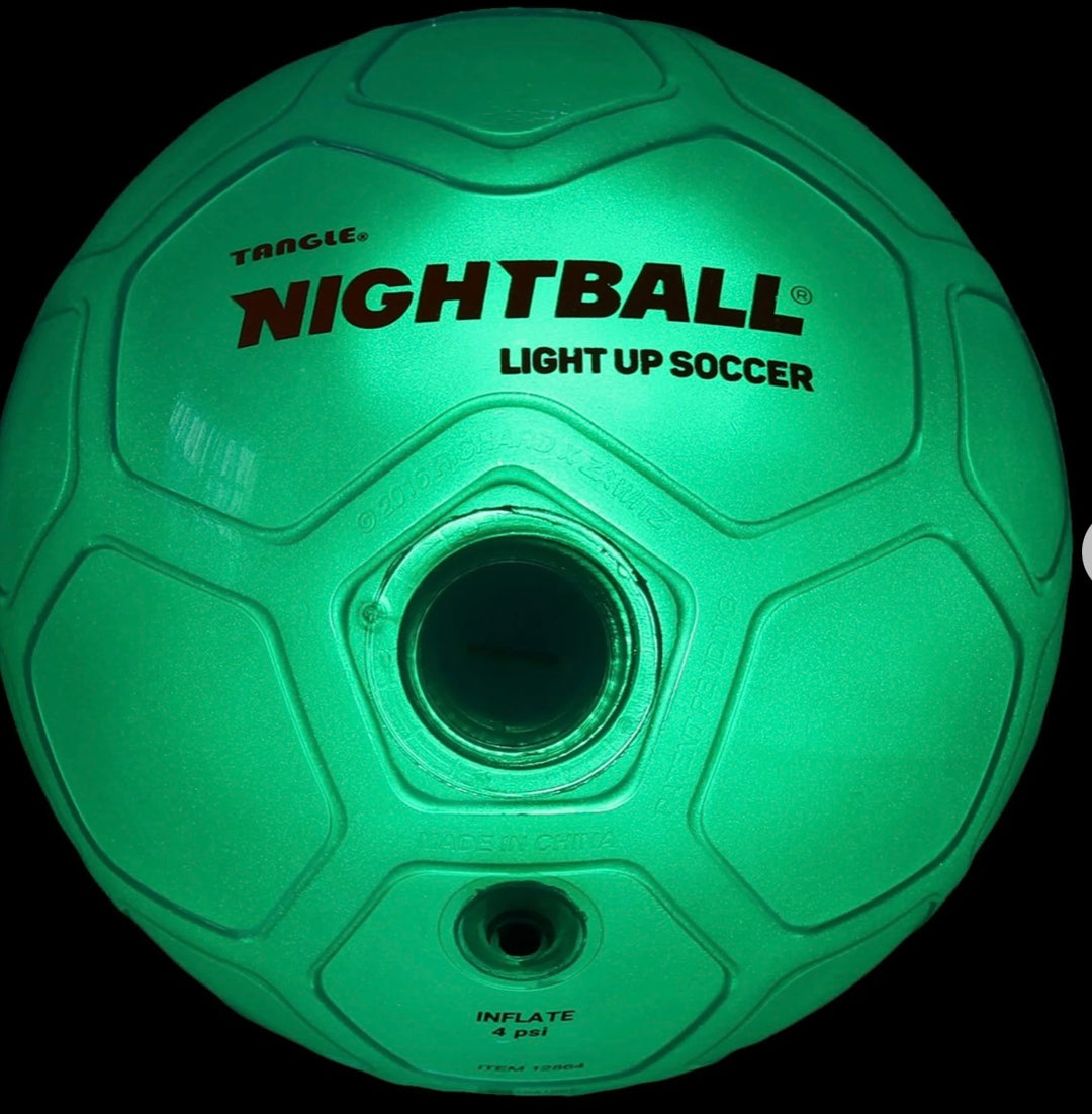 Green Night Ball Soccer - Victoria's Toy Station