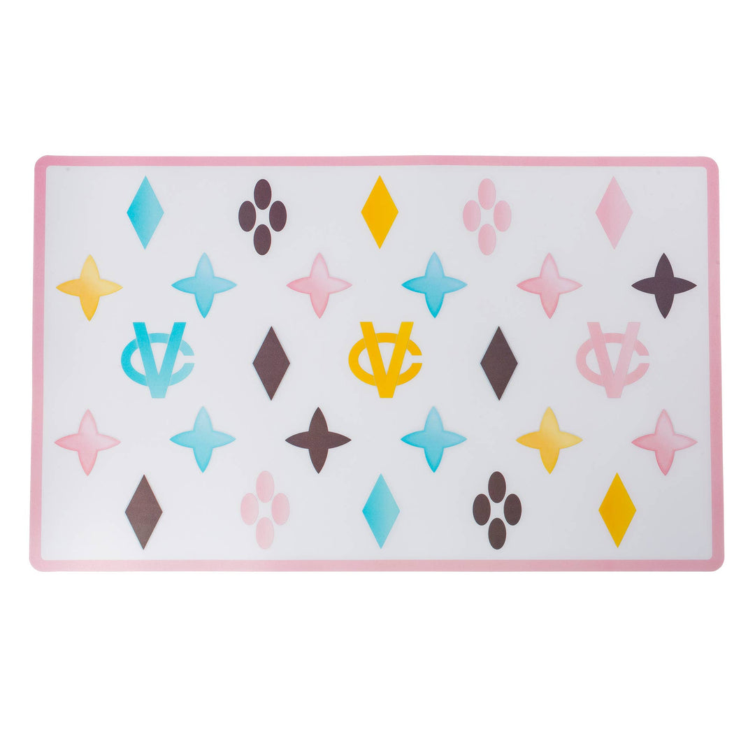 White Chewy Vuiton Placemat - Victoria's Toy Station