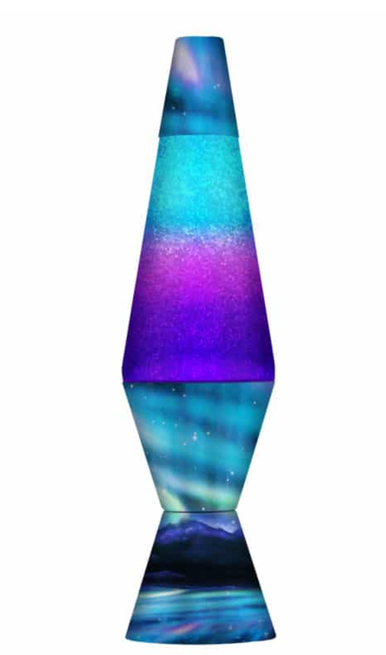 14.5” LAVA® LAMP COLORMAX NORTHERN LIGHTS – GLITTER - Victoria's Toy Station