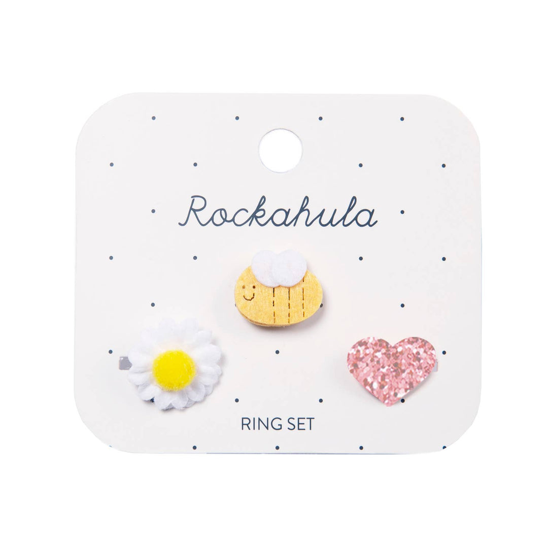 Bertie Bee Ring Set