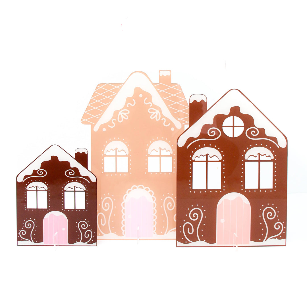 Acrylic Gingerbread House Standing Decor for Christmas - Victoria's Toy Station