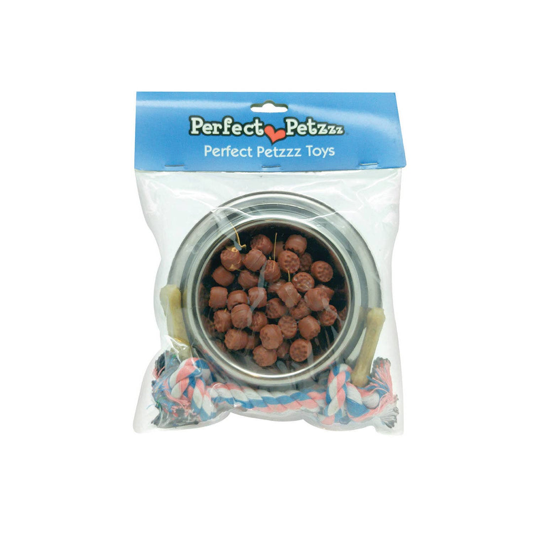 Dog Bowl/Toy Set - Victoria's Toy Station