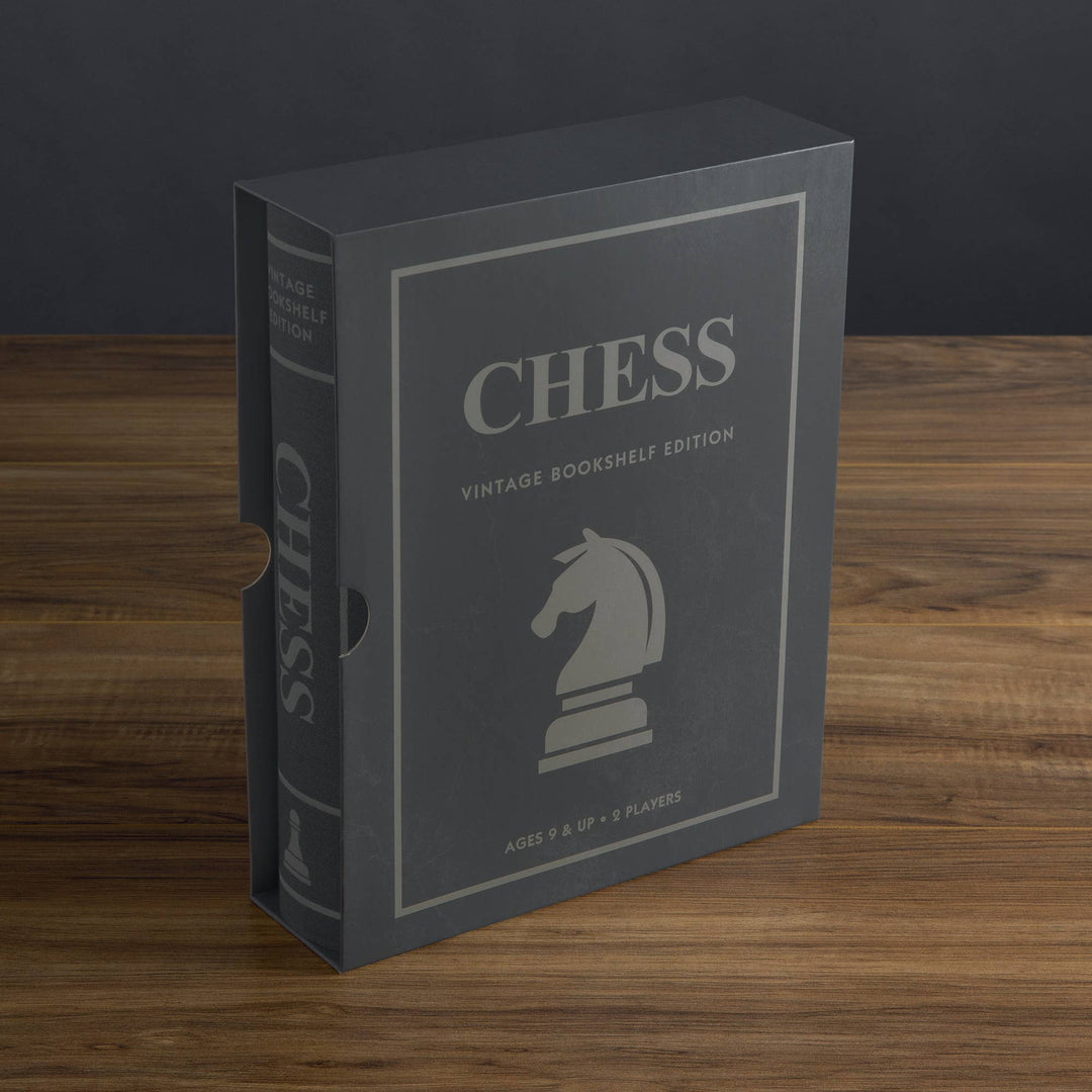 WS Game Company Chess Vintage Bookshelf Edition - Victoria's Toy Station