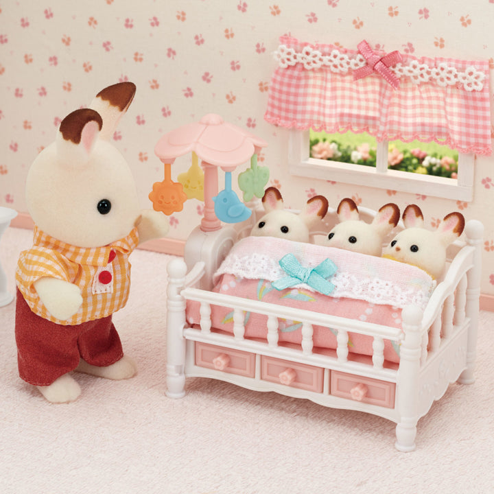 Calico Critters Crib with Mobile - Victoria's Toy Station