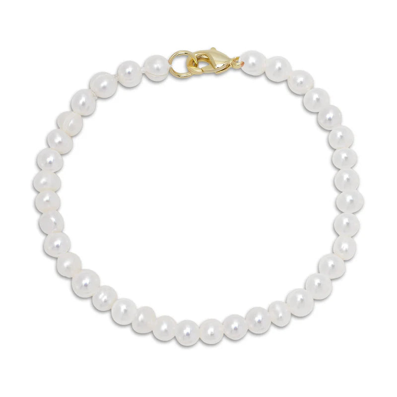 5.5" Freshwater Pearl Strand Bracelet (Baby) - Victoria's Toy Station