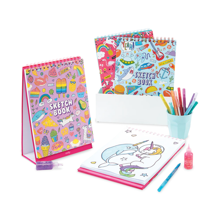 Sketch & Show Standing Sketchbook - Cute Doodle World - Victoria's Toy Station