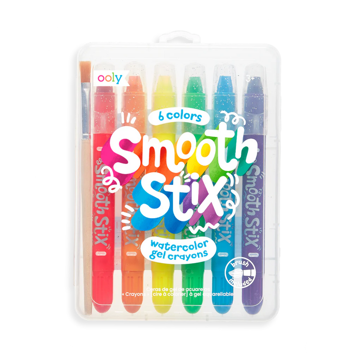 Smooth Stix Watercolor Gel Crayons - Set of 6 - Victoria's Toy Station