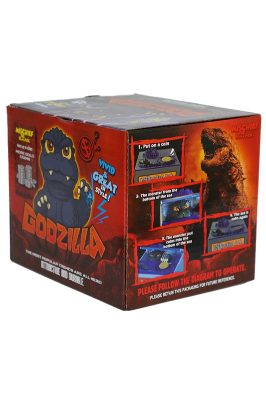 Godzilla Money Stealing Piggy Bank - Victoria's Toy Station