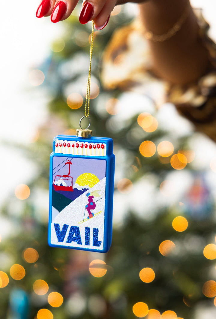 Vail-Matchbook Ornament - Victoria's Toy Station