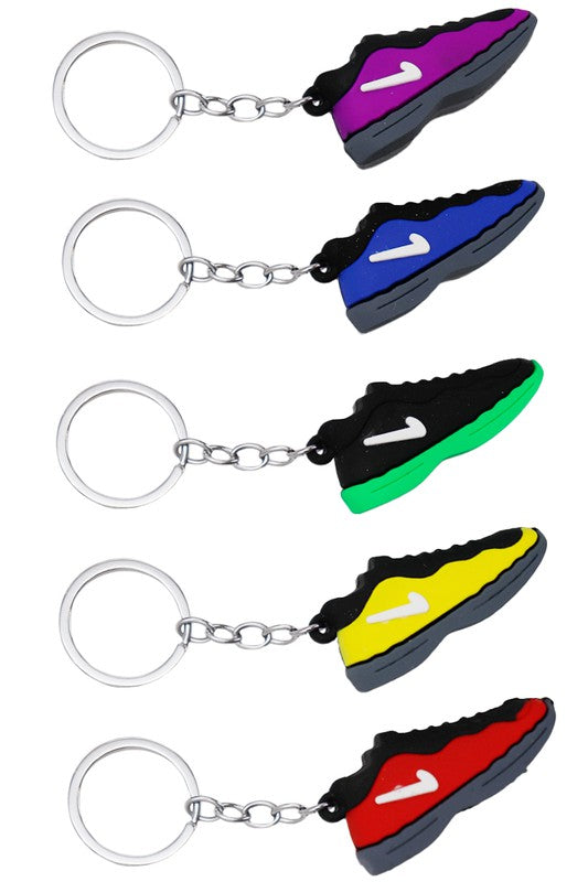 Running Sneakers Silicone Key Chain - Victoria's Toy Station