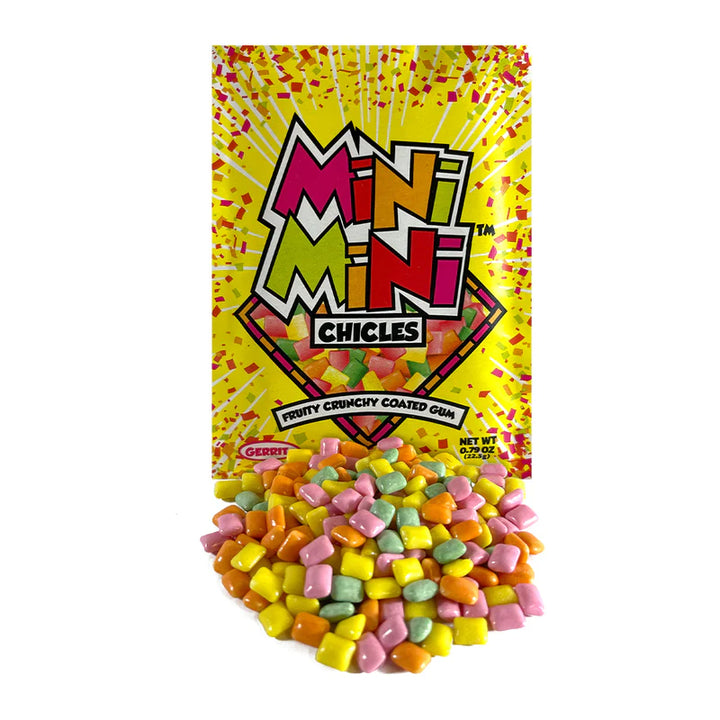 Mini Mini Chicles, Fruity Crunchy Coated Gum - Victoria's Toy Station