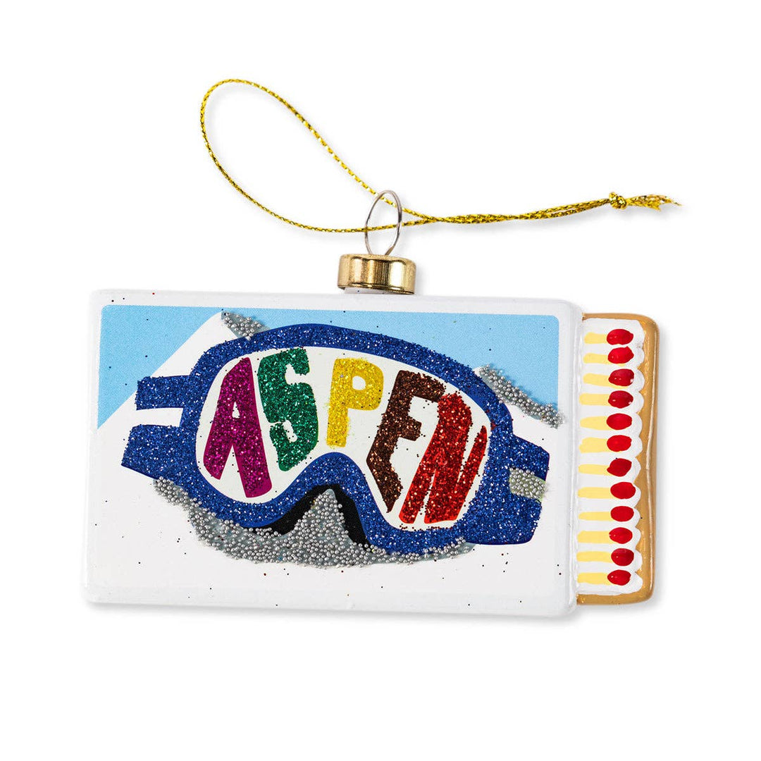 Aspen-Matchbook Ornament - Victoria's Toy Station