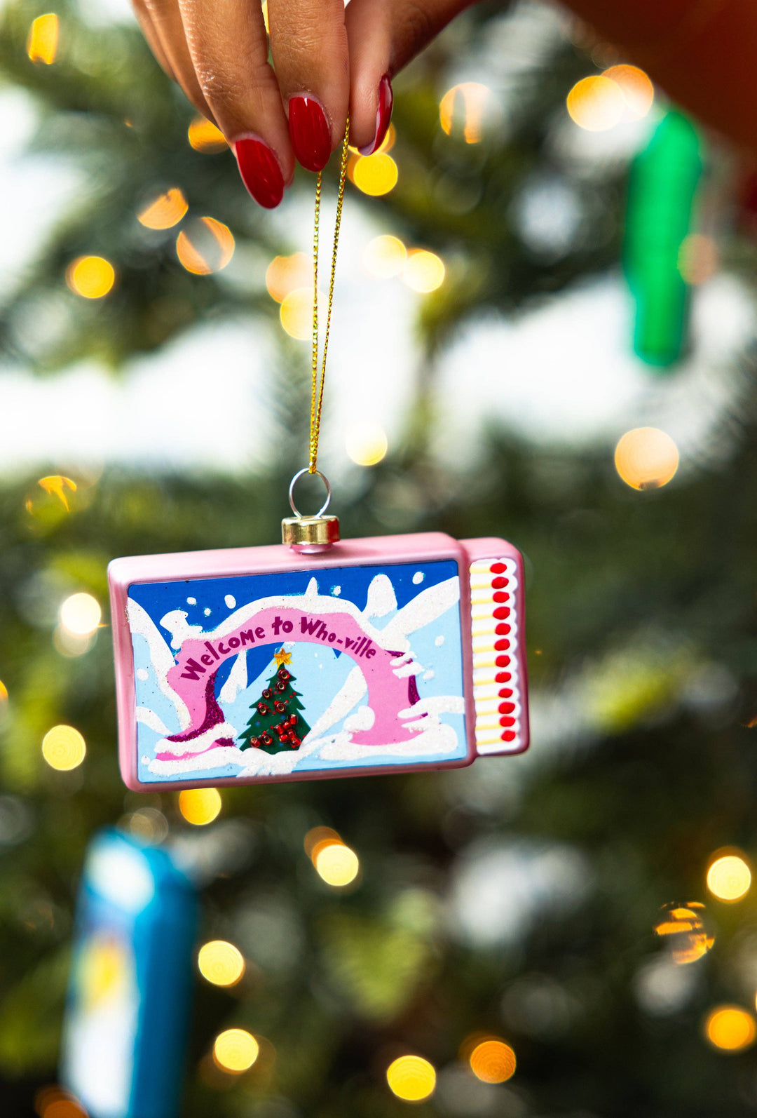 Whoville Matchbook Ornament