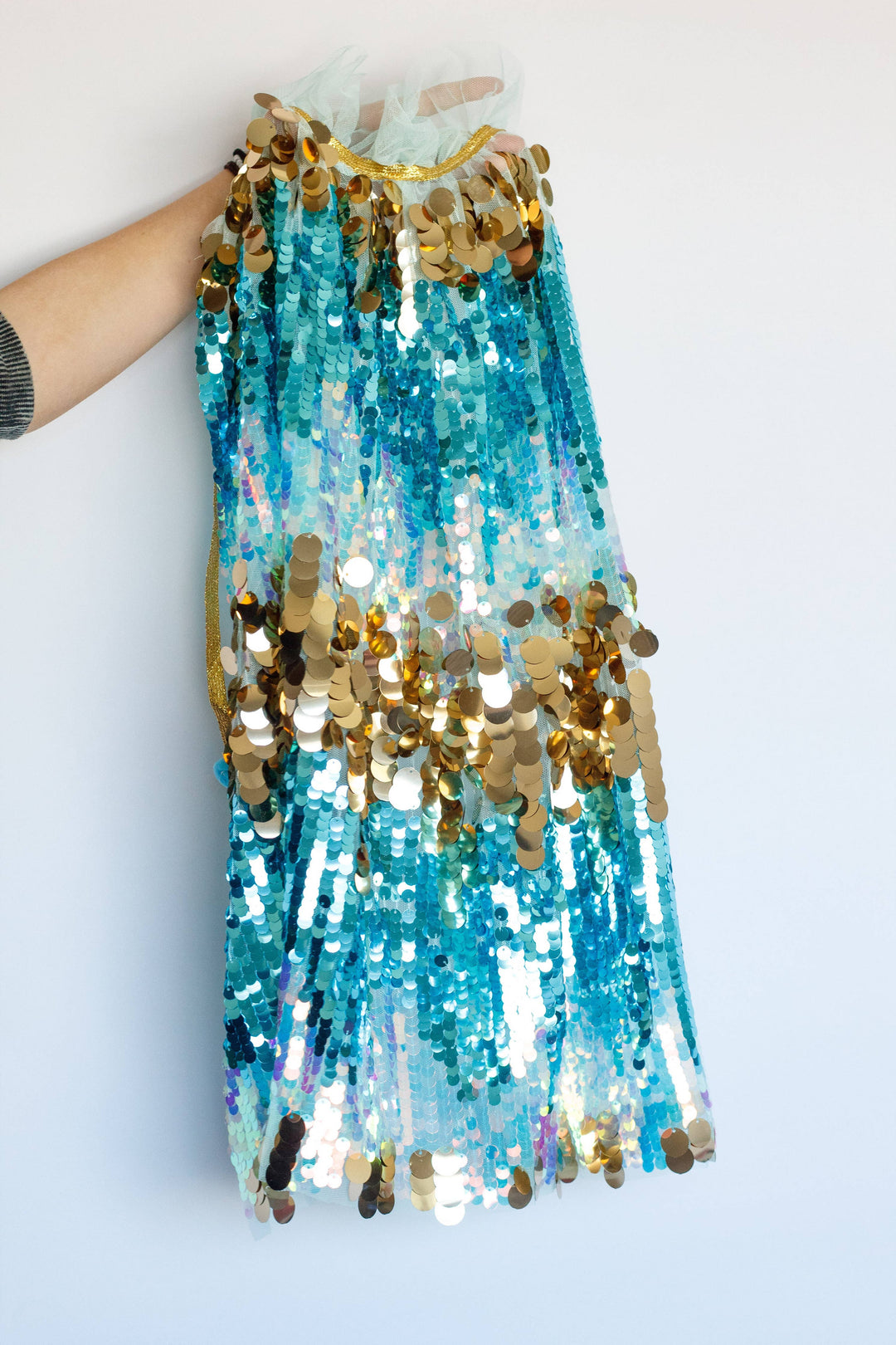 Blue Fancy Sequin Cape - Victoria's Toy Station