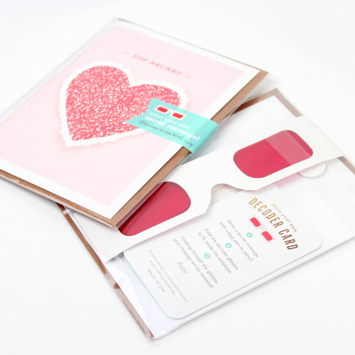 Decoder Card - Heart / Love Card