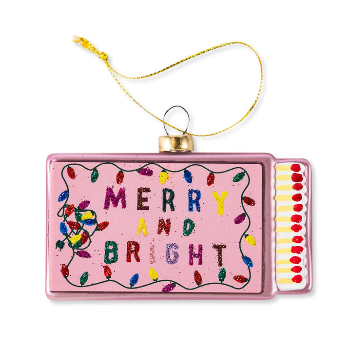 Merry & Bright  Matchbook Ornament