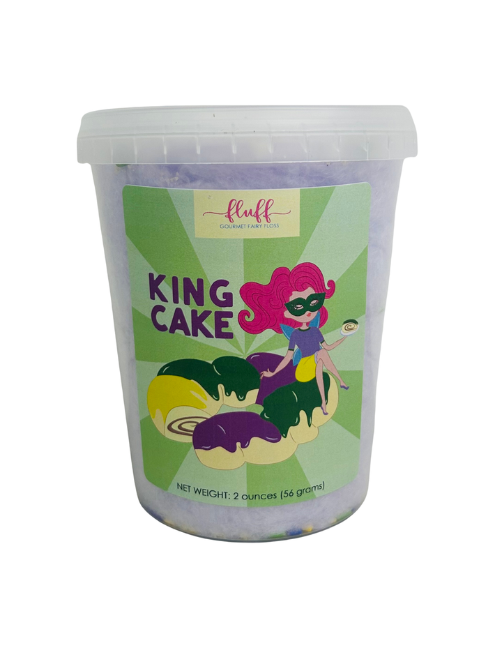 King Cake Cotton Candy