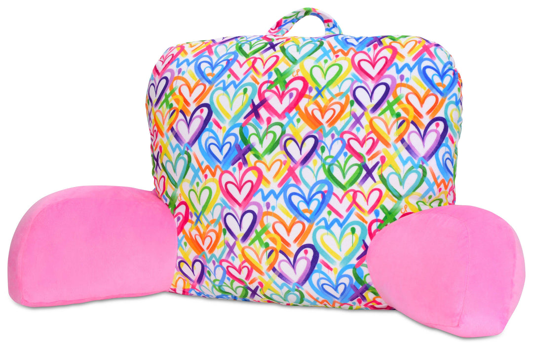 COREY PAIGE HEARTS LOUNGE PILLOW - Victoria's Toy Station