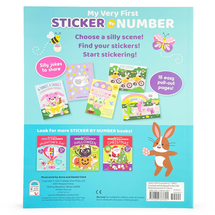 Easter: My Very First Sticker by Number activity book - Victoria's Toy Station