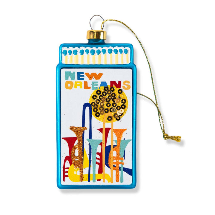 New Orleans-Matchbook Ornament - Victoria's Toy Station