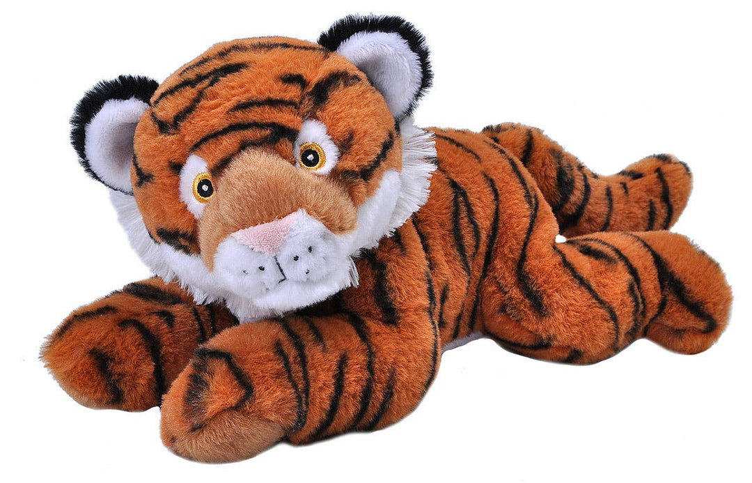 Wild Republic - Ecokins Tiger Stuffed Animal 12" - Victoria's Toy Station