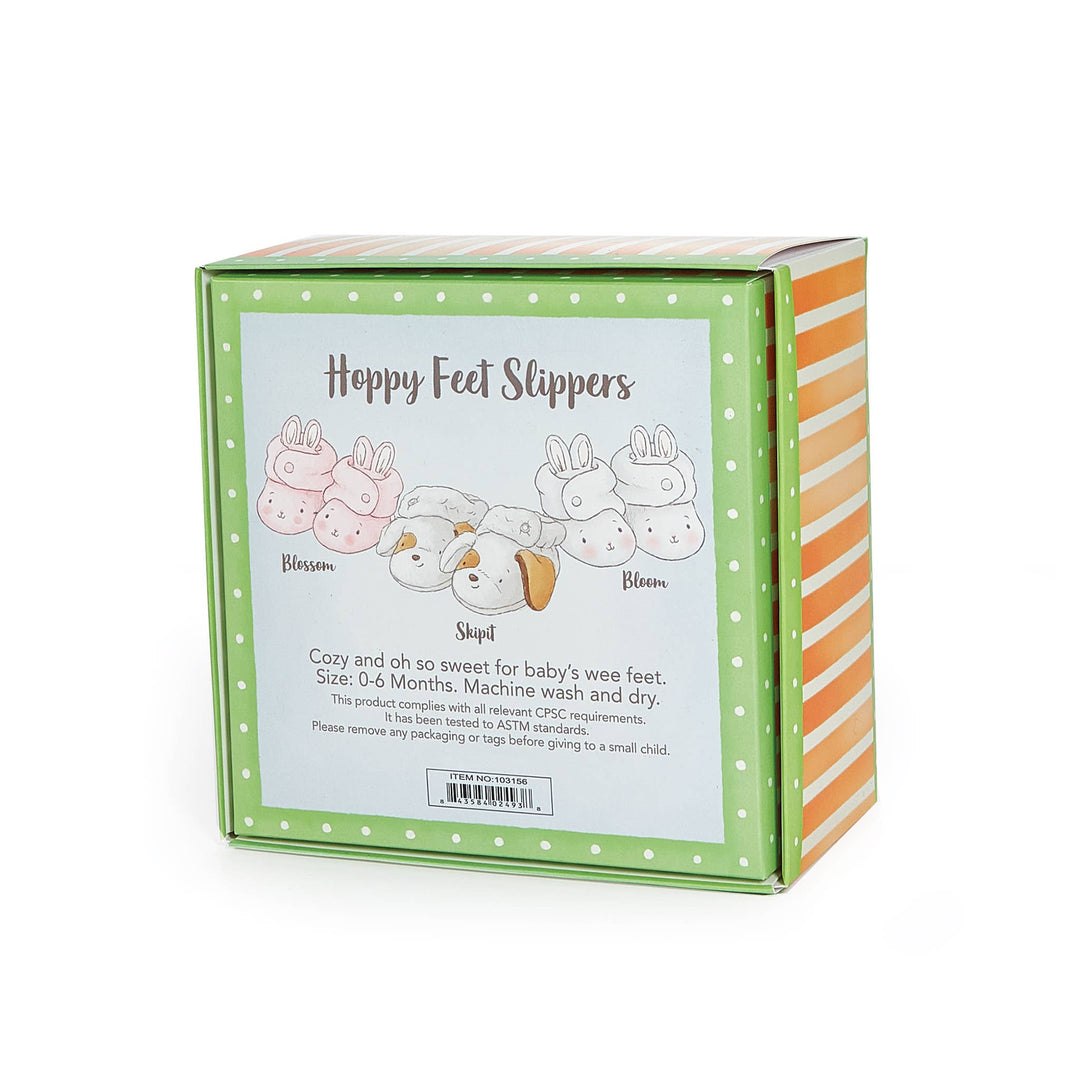Blossom Bunny Hoppy Feet Slippers - (Boxed)