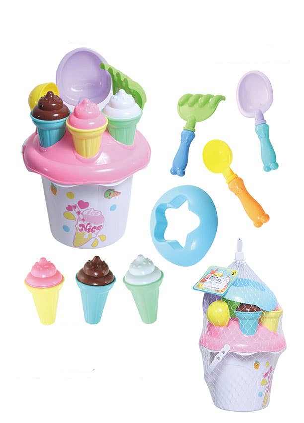 Ice Cream Beach Bucket Set - Victoria's Toy Station