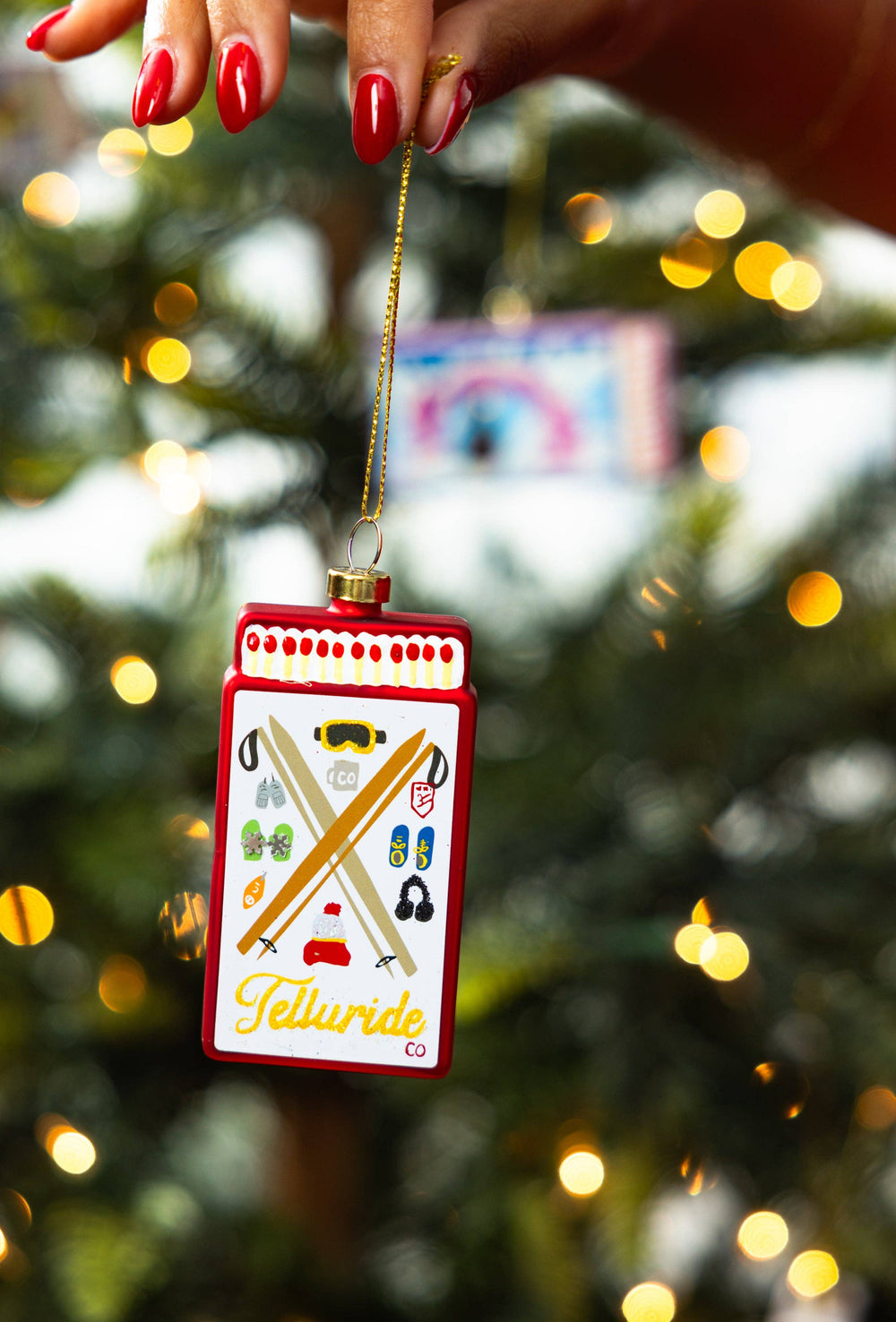 Telluride-Matchbook Ornament - Victoria's Toy Station