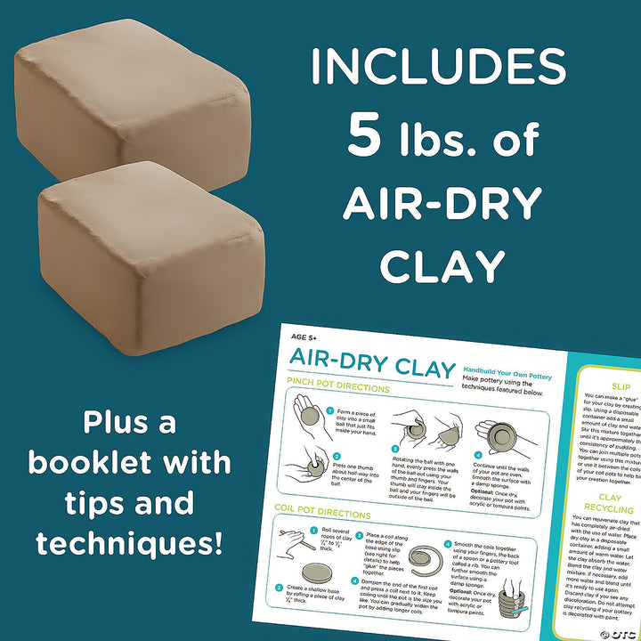 5 lb Air-Dry Clay - Victoria's Toy Station