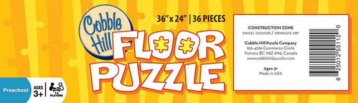 Construction Zone Floor Puzzle 36pc - Victoria's Toy Station